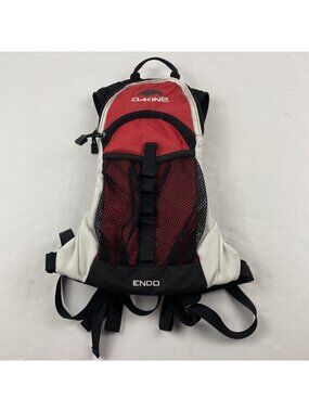 Dakine Endo Hydration Backpack  Red Cycling Hiking Lightweight No Bladder